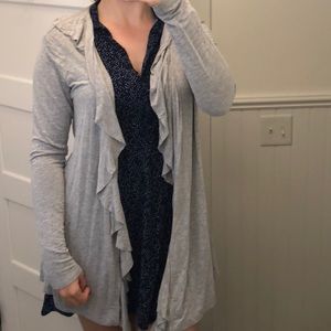 Flowy gray cardigan